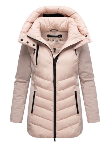 Marikoo women’s winter jacket Tivaa XVI with softshell & detachable hood