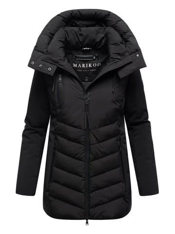 Marikoo women’s winter jacket Tivaa XVI with softshell & detachable hood