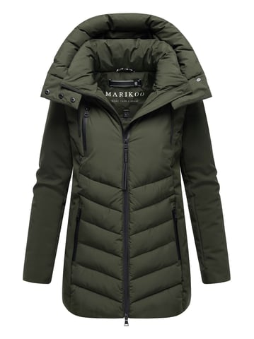 Marikoo women’s winter jacket Tivaa XVI with softshell & detachable hood