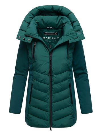 Marikoo women’s winter jacket Tivaa XVI with softshell & detachable hood