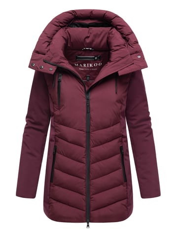 Marikoo women’s winter jacket Tivaa XVI with softshell & detachable hood