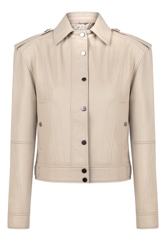 Leather Jacket Cropped Leather Jacket