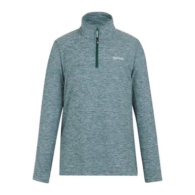 Regatta Womens/Ladies Sweetheart Quarter Zip Fleece Top (Spruce Green)