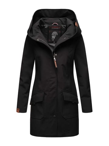 Marikoo women’s softshell jacket – Mayleen, water-repellent with hood