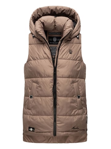 Marikoo women’s quilted vest – Zarinaa, lightweight with detachable hood