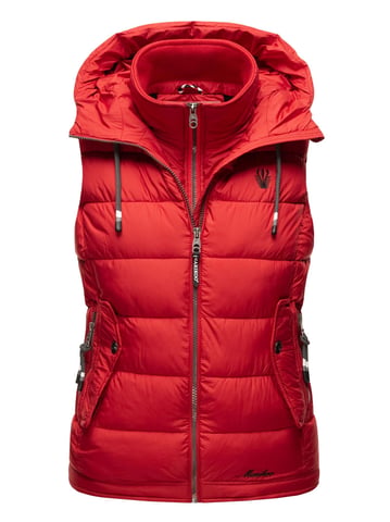 Marikoo women’s quilted vest – Taisaa, lightweight with hood & treat pouch