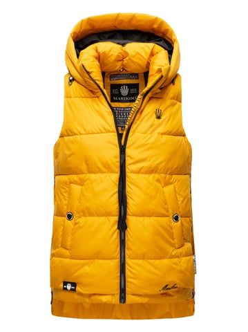 Marikoo women’s quilted vest – Zarinaa, lightweight with detachable hood