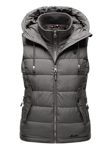 Marikoo women’s quilted vest – Taisaa, lightweight with hood & treat pouch