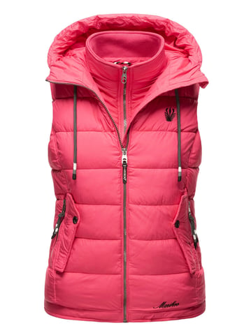 Marikoo women’s quilted vest – Taisaa, lightweight with hood & treat pouch