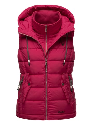 Marikoo women’s quilted vest – Taisaa, lightweight with hood & treat pouch