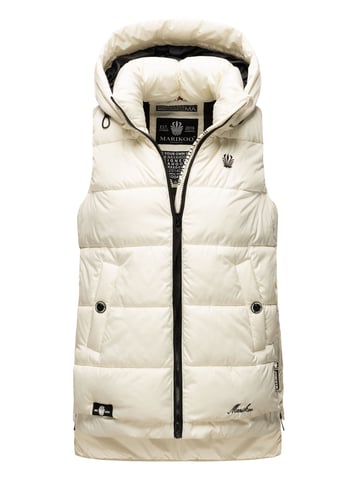 Marikoo women’s quilted vest – Zarinaa, lightweight with detachable hood