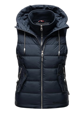 Marikoo women’s quilted vest – Taisaa, lightweight with hood & treat pouch