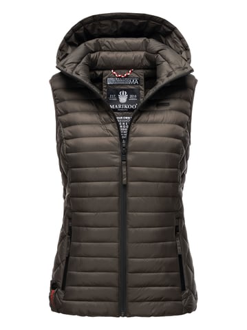 Marikoo women’s quilted vest – Hasenpfote, lightweight with detachable hood