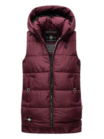 Marikoo women’s quilted vest – Zarinaa, lightweight with detachable hood