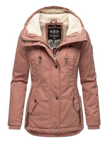 Marikoo women’s winter jacket with teddy fleece lining & hood