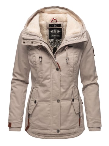 Marikoo women’s winter jacket with teddy fleece lining & hood