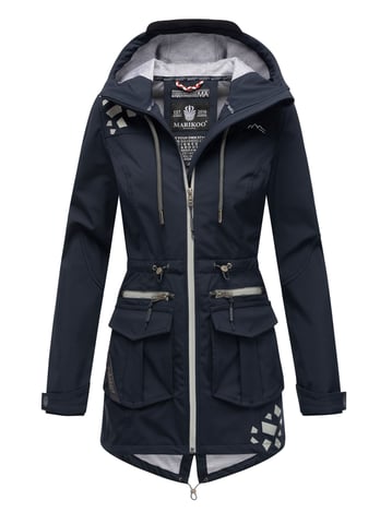 Marikoo women’s softshell jacket – Ulissaa with hood & reflective details