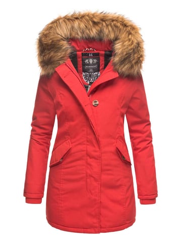 Marikoo women’s winter parka with detachable faux fur collar & hood