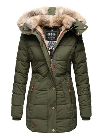 Marikoo women’s winter jacket with hood & faux fur lining