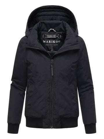 Marikoo women’s winter jacket Mooni 16 in bomber style with hood