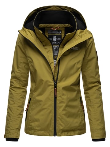 Marikoo women’s transitional jacket Erdbeere with double collar & fleece lining