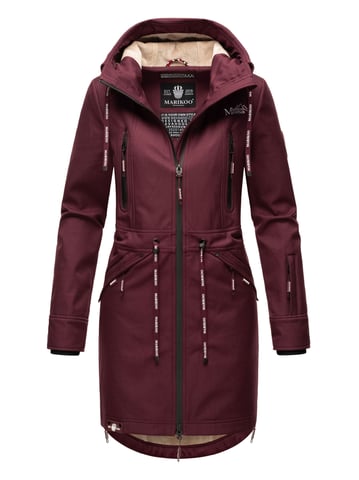 Marikoo women’s softshell jacket – Racquellee with hood & fleece lining