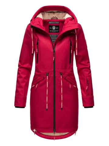 Marikoo women’s softshell jacket – Racquellee with hood & fleece lining