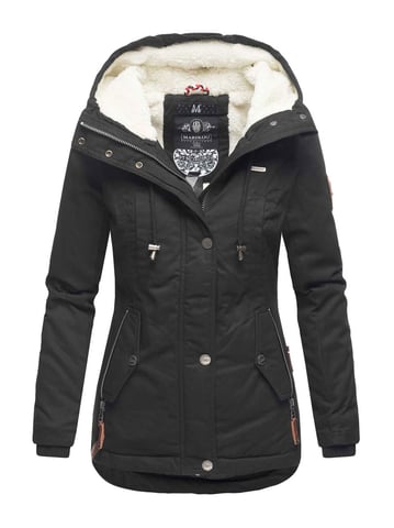 Marikoo women’s winter jacket with teddy fleece lining & hood