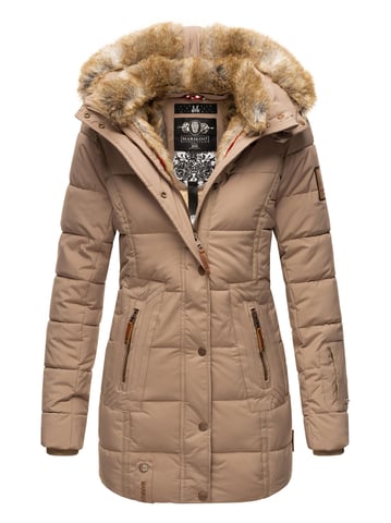 Marikoo women’s winter jacket with hood & faux fur lining