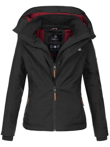 Marikoo women’s transitional jacket Erdbeere with double collar & fleece lining