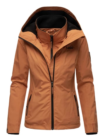 Marikoo women’s transitional jacket Erdbeere with double collar & fleece lining