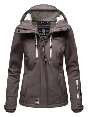 Marikoo women’s softshell jacket – Kleine Zicke, warm with hood & fleece lining