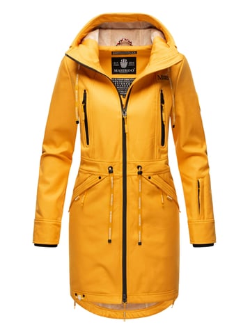 Marikoo women’s softshell jacket – Racquellee with hood & fleece lining