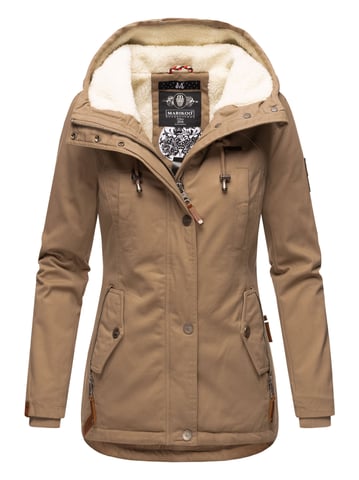 Marikoo women’s winter jacket with teddy fleece lining & hood