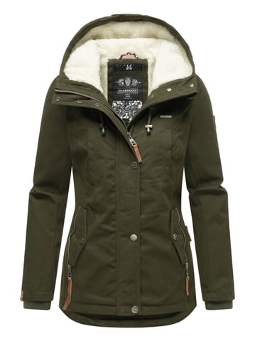 Marikoo women’s winter jacket with teddy fleece lining & hood
