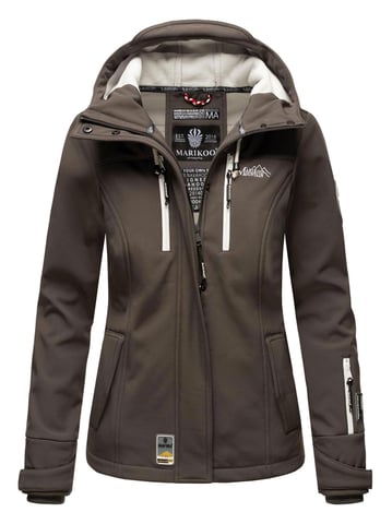 Marikoo women’s softshell jacket – Kleine Zicke, warm with hood & fleece lining