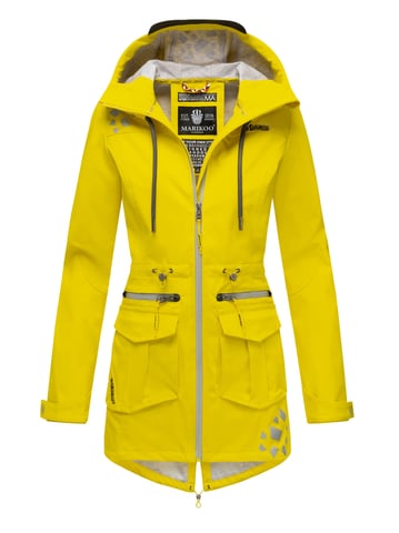 Marikoo women’s softshell jacket – Ulissaa with hood & reflective details