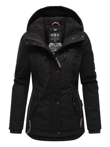 Marikoo women’s winter jacket with teddy fleece lining & hood