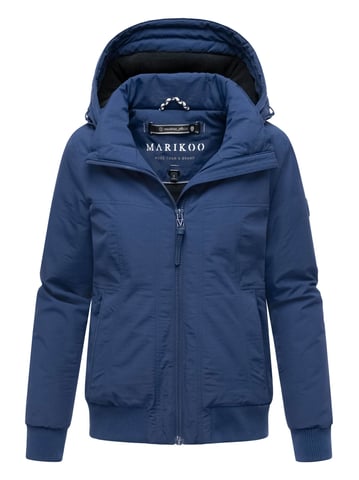 Marikoo women’s winter jacket Mooni 16 in bomber style with hood