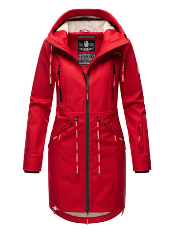 Marikoo women’s softshell jacket – Racquellee with hood & fleece lining