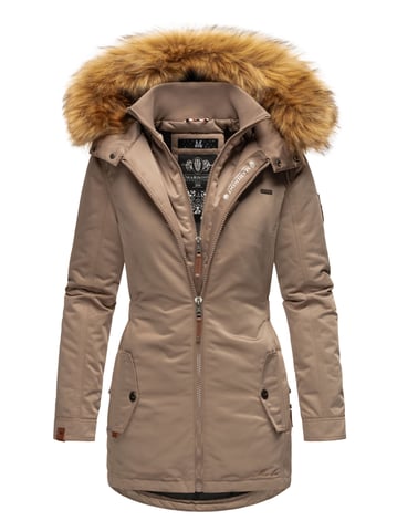 Marikoo women’s winter coat – Sanakoo, warm with detachable faux fur collar