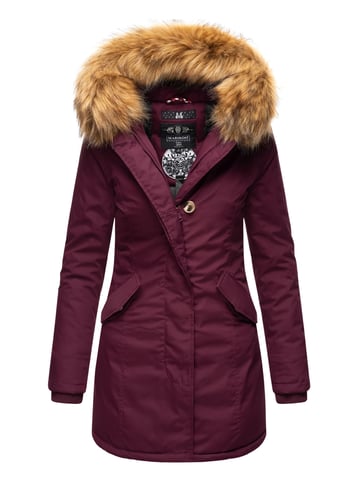 Marikoo women’s winter parka with detachable faux fur collar & hood