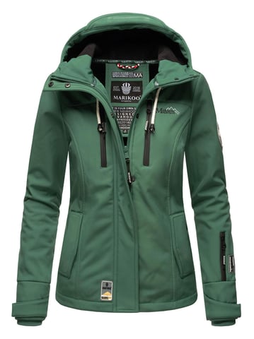 Marikoo women’s softshell jacket – Kleine Zicke, warm with hood & fleece lining