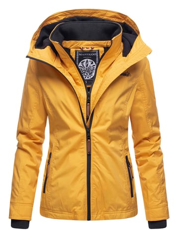 Marikoo women’s transitional jacket Erdbeere with double collar & fleece lining