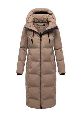 Marikoo women’s quilted winter coat Tikoraa with detachable hood