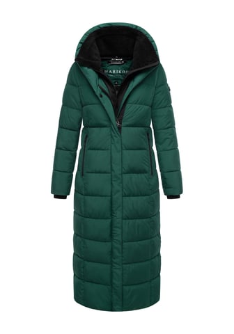 Marikoo women’s quilted coat Pakoraa with detachable teddy collar
