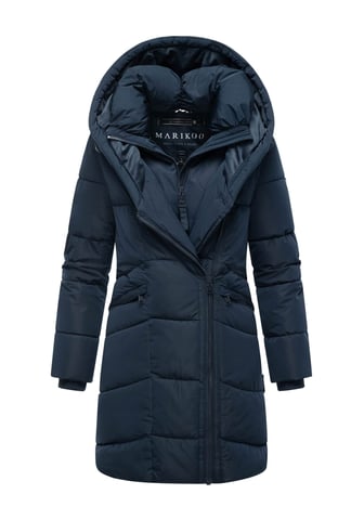 Marikoo women’s quilted coat Virenaa with layer design & fleece lining