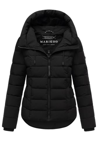 Marikoo women’s quilted jacket Tayenaa with hood & fleece-lined pockets