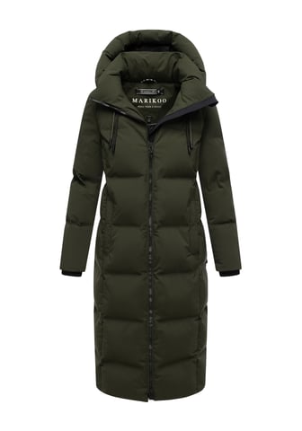 Marikoo women’s quilted winter coat Tikoraa with detachable hood
