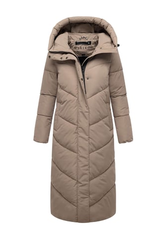 Marikoo women’s quilted winter coat Ranjaa with hood & reflective details